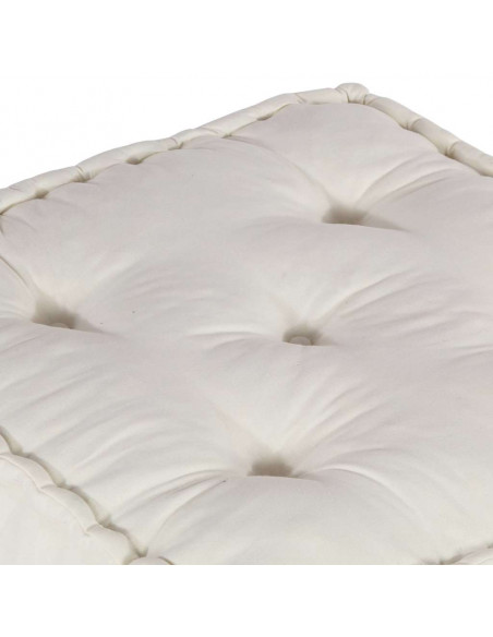 Pouf Modulare Crema 70x70x36 in Tessuto