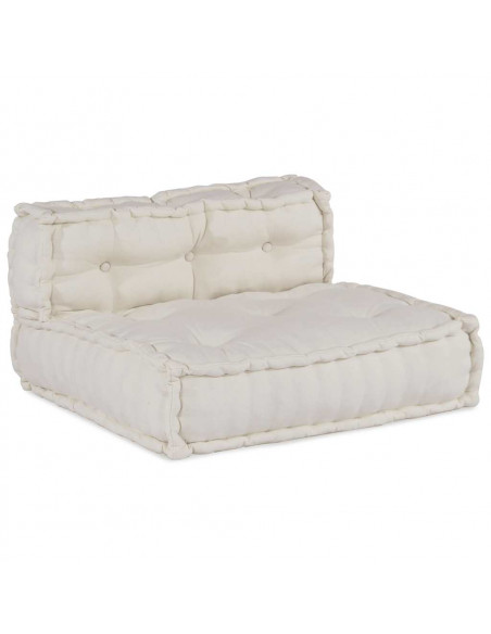 Pouf Modulare Crema 70x70x54 in Tessuto