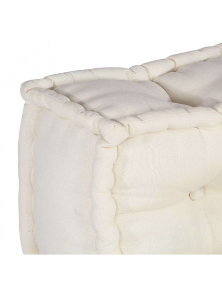 Pouf Modulare Crema 70x70x54 in Tessuto