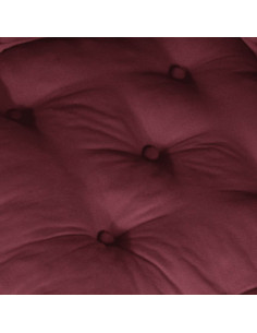 Pouf Modulare Marrone Rossiccio 70x70x36 in Tessuto