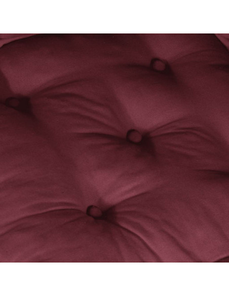 Pouf Modulare Marrone Rossiccio 70x70x36 in Tessuto