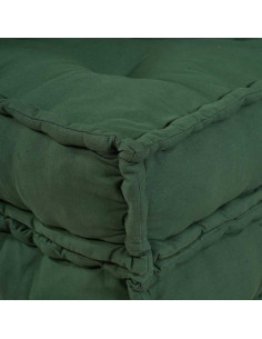 Pouf Modulare Verde 70x70x36 in Tessuto