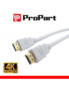 ProPart Cavo HDMI 2.0 High Speed 4K 3D con Ethernet 3m SP-SP BIANCO