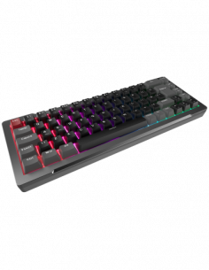 RAIJINTEK TASTIERA GAMING MGA-68 BLACK ALLUMINIO ARGB MAGNETIC SWITCH