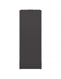 Rastrelliera per Legna da Ardere Nera 40x30x80 cm