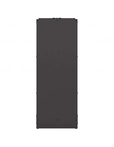 Rastrelliera per Legna da Ardere Nera 40x30x80 cm