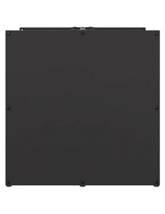 Rastrelliera per Legna da Ardere Nera 40x40x40 cm