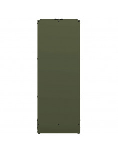 Rastrelliera per Legna da Ardere Verde Oliva 40x30x80 cm