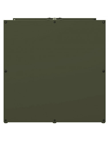 Rastrelliera per Legna da Ardere Verde Oliva 40x40x40 cm
