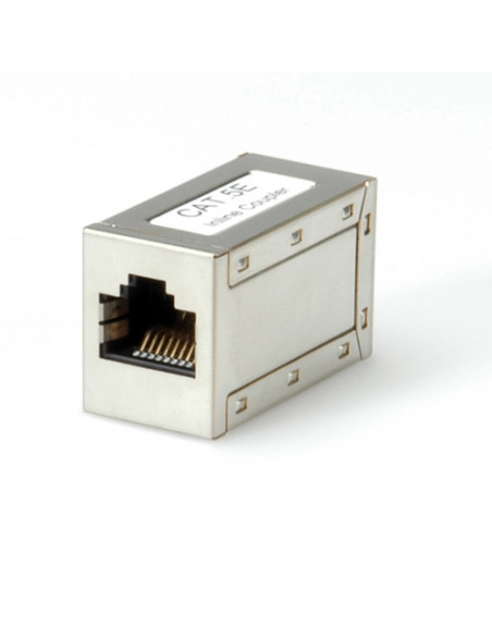 ROLINE ACCOPPIATORE MODULARE CAT5E CLASSE D STP RJ45 ARGENTO
