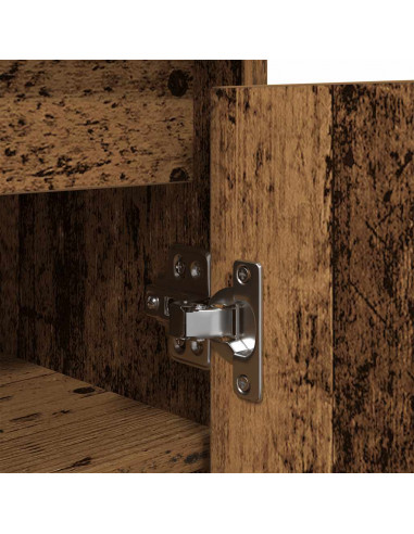 Scarpiera Legno Antico 29,5x34x76 cm in Legno Multistrato