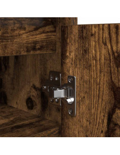 Scarpiera Rovere Fumo 29,5x34x76 cm in Legno Multistrato
