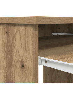 Scrivania Rovere Artigianale 86x49x76 cm in Legno Multistrato