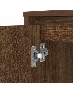 Scrivania Rovere Marrone 120x42x76 cm in Legno Multistrato