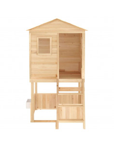 Set da Gioco da Esterno in Legno Massello di Abete