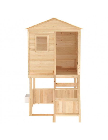 Set da Gioco da Esterno in Legno Massello di Abete