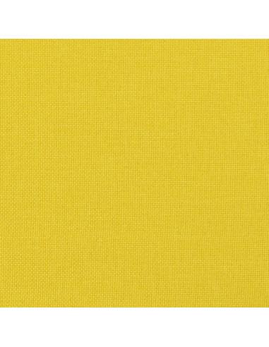 Set di Divani 4 pz con Cuscini Giallo Chiaro in Tessuto