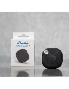 Shelly BLU Button Tough 1 Black - Pulsante Smart Bluetooth IP54 Nero
