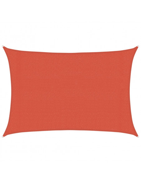 Vela Parasole 160 g/m² Terracotta 3x4 m in HDPE
