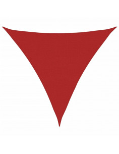 Vela Parasole 160 g/m² Rossa 5x5x5 m in HDPE 2