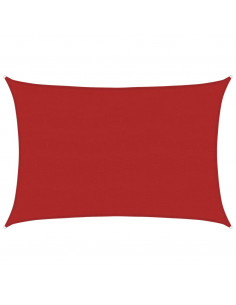 Vela Parasole 160 g/m² Rossa 5x6 m in HDPE 2