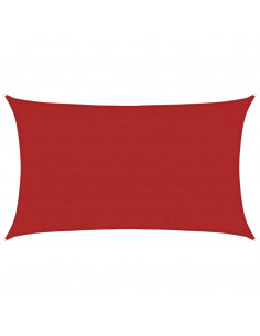 Vela Parasole 160 g/m² Rossa 5x8 m in HDPE 2
