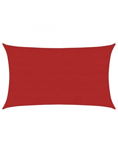 Vela Parasole 160 g/m² Rossa 5x8 m in HDPE