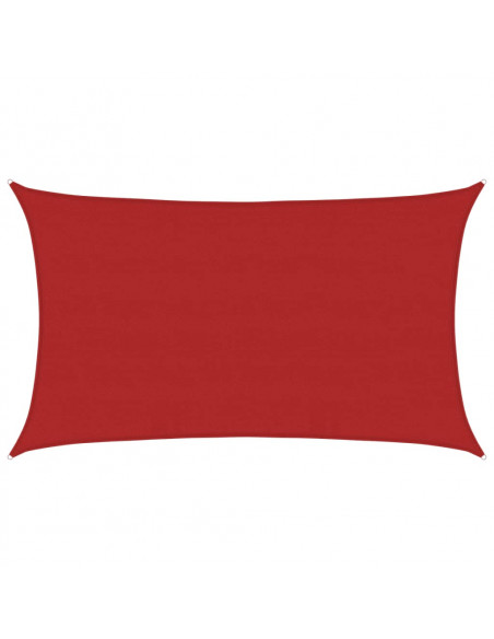 Vela Parasole 160 g/m² Rossa 5x8 m in HDPE