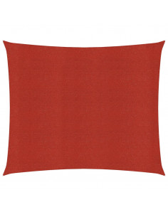 Vela Parasole 160 g/m² Rossa 6x6 m in HDPE 2