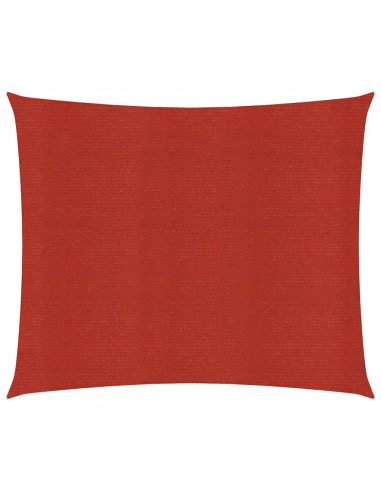 Vela Parasole 160 g/m² Rossa 6x6 m in HDPE