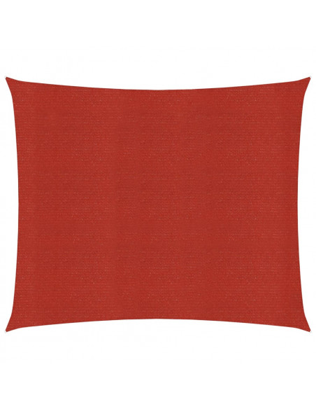 Vela Parasole 160 g/m² Rossa 6x6 m in HDPE