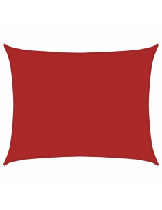 Vela Parasole 160 g/m² Rossa 6x7 m in HDPE 2