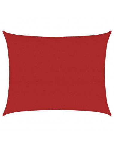 Vela Parasole 160 g/m² Rossa 6x7 m in HDPE