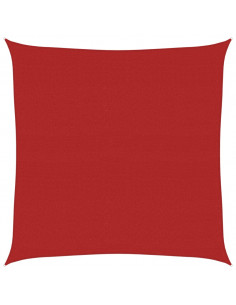 Vela Parasole 160 g/m² Rossa 7x7 m in HDPE 2
