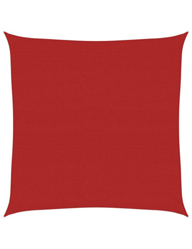 Vela Parasole 160 g/m² Rossa 7x7 m in HDPE