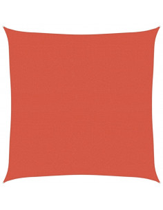 Vela Parasole 160 g/m² Terracotta 5x5 m in HDPE 2