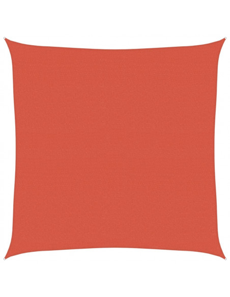 Vela Parasole 160 g/m² Terracotta 5x5 m in HDPE