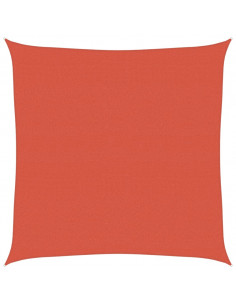 Vela Parasole 160 g/m² Terracotta 6x6 m in HDPE 2