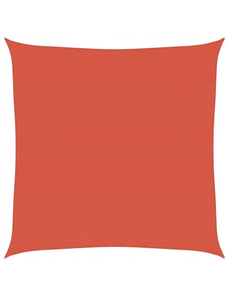 Vela Parasole 160 g/m² Terracotta 6x6 m in HDPE