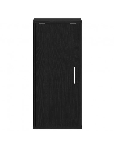 Scarpiere 2 pz Rovere Nero 32x35x70 cm in Legno Multistrato