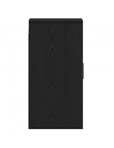 Scarpiere 2 pz Rovere Nero 32x35x70 cm in Legno Multistrato