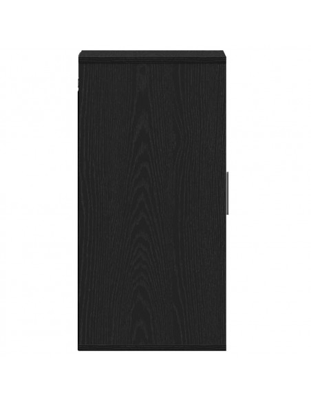 Scarpiere 2 pz Rovere Nero 32x35x70 cm in Legno Multistrato