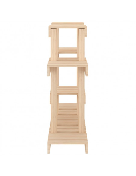Supporto per Piante 104,5x25x77,5 cm in Legno Massello di Pino