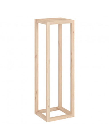 Set Supporti per Piante 3 pz in Legno Massello di Pino