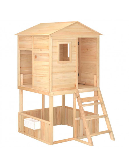 Set da Gioco da Esterno in Legno Massello di Abete
