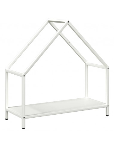 Rastrelliera per Legna da Ardere Bianca 60x25x60 cm