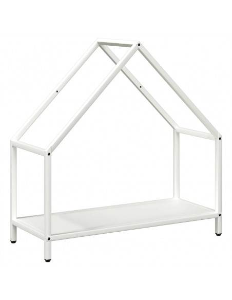 Rastrelliera per Legna da Ardere Bianca 60x25x60 cm