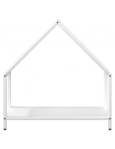 Rastrelliera per Legna da Ardere Bianca 60x25x60 cm