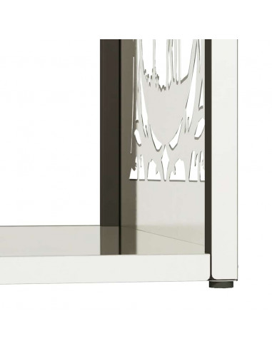 Rastrelliera per Legna da Ardere 40x40x40 cm in Acciaio Inox