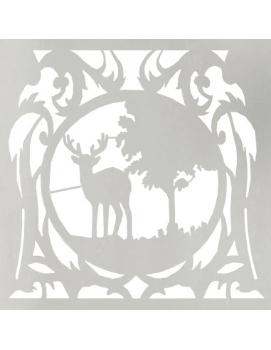 Rastrelliera per Legna da Ardere 40x40x40 cm in Acciaio Inox